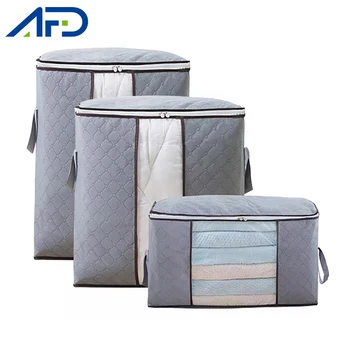 3Pcs/Set Non-Woven Clothes Organizer Family Save Space Home Storage Box Bed Under Closet Clothes Divider Quilt Thick Storage Bag
3Pcs/Set Non-Woven Clothes Organizer Family Save Space Home Storage Box Bed Under Closet Clothes Divider Quilt Thick Storage Bag