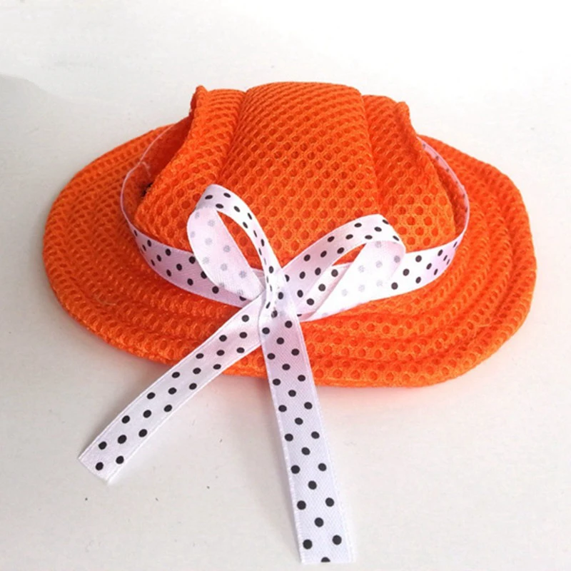 Cute Summer Hat With Bow Tie For Dogs Cute Summer Hat With Bow Tie For Dogs