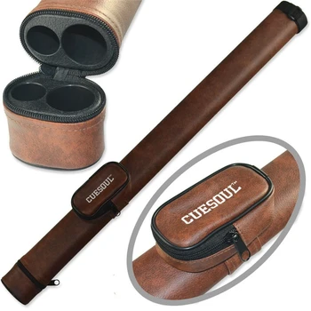 Cuesoul Two Tone Pool Cue Tube Case 1 Butt 1 Shaft Billiard Cue Canister For 1/2 Jointed Pool Cue Stick Case Brown Color
Cuesoul Two Tone Pool Cue Tube Case 1 Butt 1 Shaft Billiard Cue Canister For 1/2 Jointed Pool Cue Stick Case Brown Color