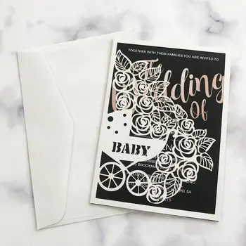 15pcs/lot Delicate Carved Flowers And Baby Carriage Patterns Invitations Card Baby Shower Gender Reveal Blessing Message Card 
15pcs/lot Delicate Carved Flowers And Baby Carriage Patterns Invitations Card Baby Shower Gender Reveal Blessing Message Card