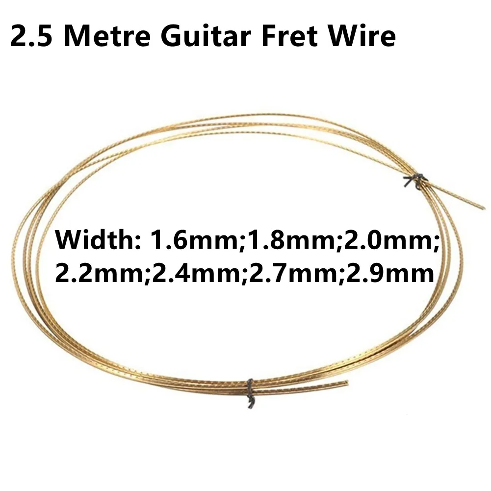 Radian Guitar Fret Wire 2.5Metre Guitar Fingerboard DIY Fret Wire Brass Width 1.6/1.8/2.0/2.2/2.4/2.7/2.9mm Brass For Bass
Radian Guitar Fret Wire 2.5Metre Guitar Fingerboard DIY Fret Wire Brass Width 1.6/1.8/2.0/2.2/2.4/2.7/2.9mm Brass For Bass