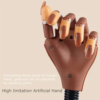 Manicure Practice Hand+100pcs Nail Tip Flexible Reusable Hand Model Bendable Finger DIY Nail Manicure Tool Training Model Hands
Manicure Practice Hand+100pcs Nail Tip Flexible Reusable Hand Model Bendable Finger DIY Nail Manicure Tool Training Model Hands