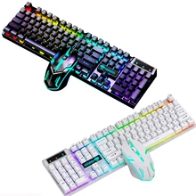 Backlight Keyboard Mouse Set Mechanical Hand Feeling Character Luminous Game USB Wired Ergonomics For Desktop Laptop
Backlight Keyboard Mouse Set Mechanical Hand Feeling Character Luminous Game USB Wired Ergonomics For Desktop Laptop