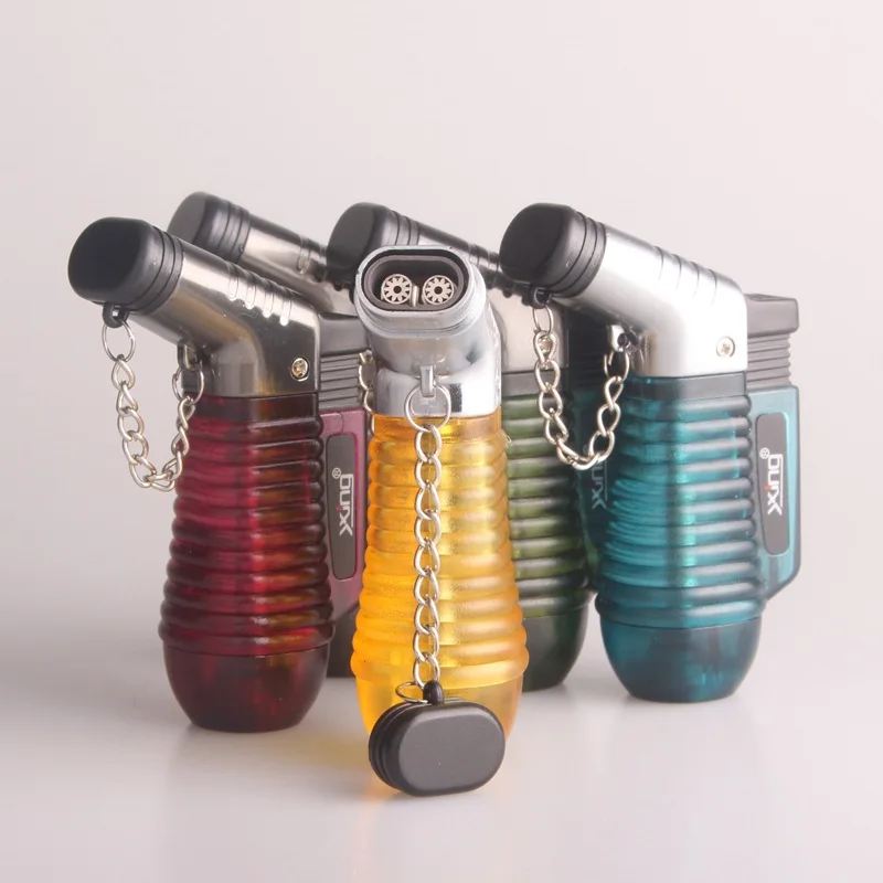 Welding Spray Gun Torch Turbo Double Straight Into The Lighter Inflatable Metal Windproof Isqueiro Metal Butane Gas Encendedores
Welding Spray Gun Torch Turbo Double Straight Into The Lighter Inflatable Metal Windproof Isqueiro Metal Butane Gas Encendedores