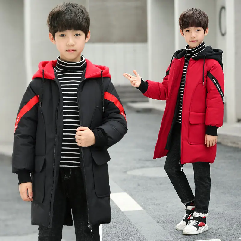 2019 New Style Korean-style Boy Cotton BOY'S Winter Cotton-padded Jacket Big Boy Children Lettered Webbing Mid-length Cotton Coa
2019 New Style Korean-style Boy Cotton BOY'S Winter Cotton-padded Jacket Big Boy Children Lettered Webbing Mid-length Cotton Coa