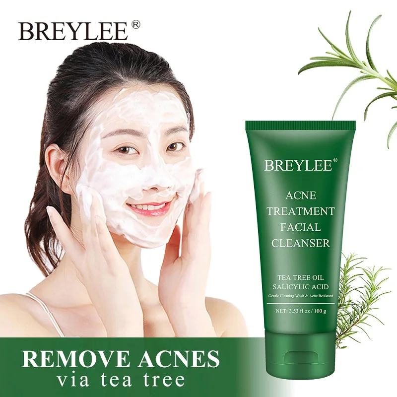 BREYLEE Acne Treatment Facial Cleanser Deep Cleansing Whitening Face Cleaner Shrink Pores Oil Control Remove Blackhead Natural
BREYLEE Acne Treatment Facial Cleanser Deep Cleansing Whitening Face Cleaner Shrink Pores Oil Control Remove Blackhead Natural