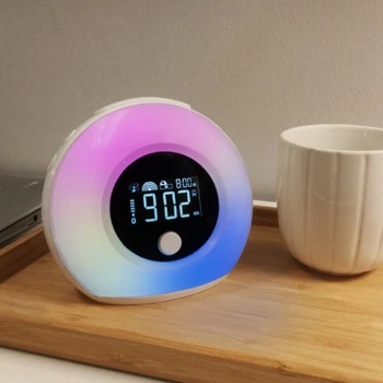 Bluetooth Audio Light with Wake-Up Function Creative Smart Led Digital Alarm Clock
Bluetooth Audio Light with Wake-Up Function Creative Smart Led Digital Alarm Clock