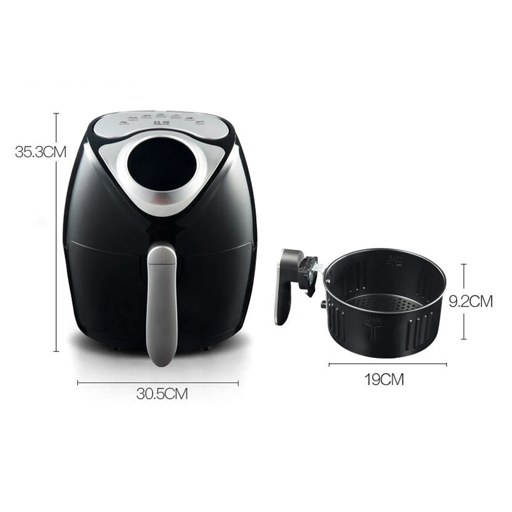 Electric Air Fryer Deep Fat Free Frying Healthy No Oil Cooker EU Plug Electric Air Fryer Deep Fat Free Frying Healthy No Oil Cooker EU Plug