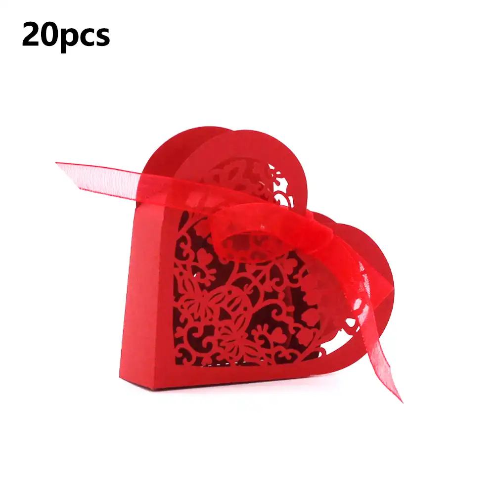 party hollowed out practical foldable candy box exquisite paper