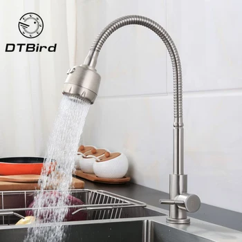 Kitchen 360Degree Rotatable Spout Single Handle Sink Basin Faucet Adjustable Solid Brass Pull Down Spray Mixer Tap Deck Mounted
Kitchen 360Degree Rotatable Spout Single Handle Sink Basin Faucet Adjustable Solid Brass Pull Down Spray Mixer Tap Deck Mounted