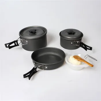 2-3 People Portable Outdoor Camping Cookware Set Alumina Cooking Kit Cookware Folding Cookware Camping Hiking Picnic Cooker
2-3 People Portable Outdoor Camping Cookware Set Alumina Cooking Kit Cookware Folding Cookware Camping Hiking Picnic Cooker