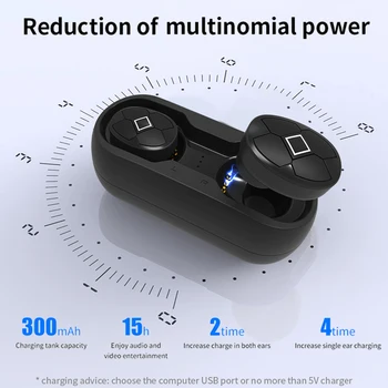 Ottwn TWS V5 Bluetooth Earphones Bluetooth 5.0V Wireless earphone With Charging Box Sports Headset stereo With Dual Microphone
Ottwn TWS V5 Bluetooth Earphones Bluetooth 5.0V Wireless earphone With Charging Box Sports Headset stereo With Dual Microphone