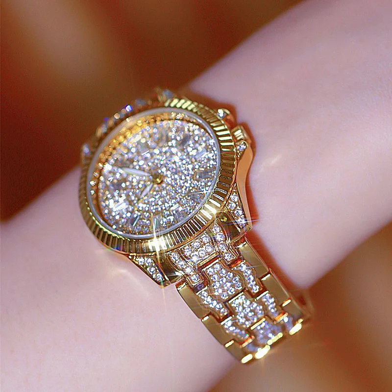 Women Diamond Luxury Brand Watch Rhinestone Elegant Ladies Watches Gold Clock Wrist Watches for Women Relogio Feminino 1390
Women Diamond Luxury Brand Watch Rhinestone Elegant Ladies Watches Gold Clock Wrist Watches for Women Relogio Feminino 1390