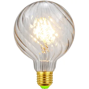 TIANFAN Led Bulbs Vintage Light Bulb 4Watts 220/240V Decorative Light Bulb G95 Swirl Clear Edison Bulb
TIANFAN Led Bulbs Vintage Light Bulb 4Watts 220/240V Decorative Light Bulb G95 Swirl Clear Edison Bulb