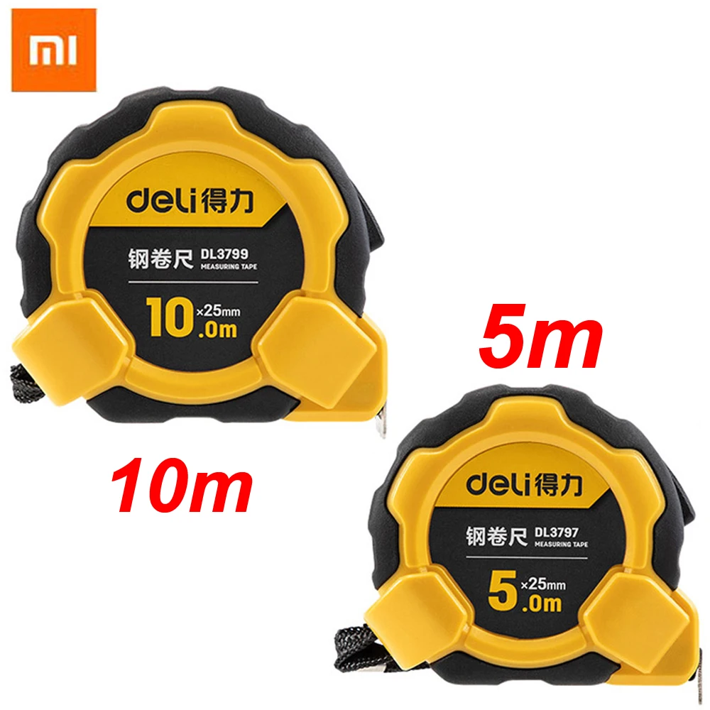 Xiaomi Deli Steel Tape Measure DL3797 Automatic Lock 0 Point Correction Clear Mark Recovery Buffer smart home
Xiaomi Deli Steel Tape Measure DL3797 Automatic Lock 0 Point Correction Clear Mark Recovery Buffer smart home