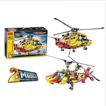 new rescue helicopter ( 2 model ) 3357 1056 pcs 3D DIY Figures toys for children educational building blocks
new rescue helicopter ( 2 model ) 3357 1056 pcs 3D DIY Figures toys for children educational building blocks