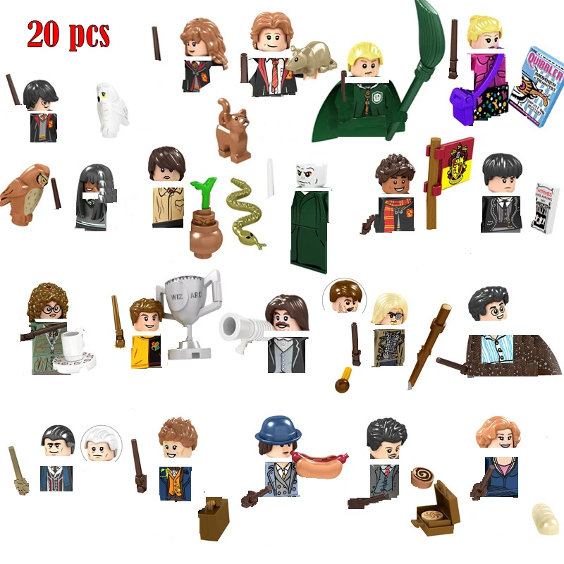 New 20 Pcs/Set Q003 Harris Movie Series Figures Collection Model Building Blocks Kit Classic Bricks Kids Toy For Children Gift
New 20 Pcs/Set Q003 Harris Movie Series Figures Collection Model Building Blocks Kit Classic Bricks Kids Toy For Children Gift