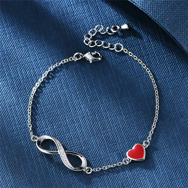 LByzHan – Bracelet réglable en argent authentique pour femmes, bijou tendance, 8 mots, cadeau, CMB81 3