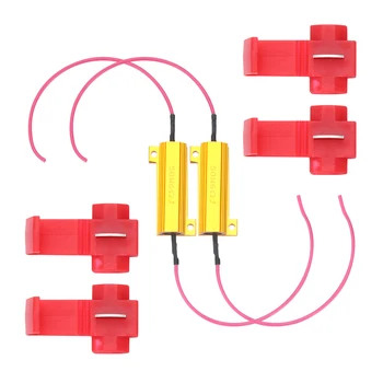 New 50W 6 ohm Load Resistor Fix LED Bulb Fast Hyper Flash Turn Signal Blink LED Error Wiring Resistance Car Accessories
New 50W 6 ohm Load Resistor Fix LED Bulb Fast Hyper Flash Turn Signal Blink LED Error Wiring Resistance Car Accessories