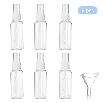 Docolor 6Pcs Transparent Empty Spray Bottles 50ml Plastic Mini Refillable Bottles Travel Bottles Empty Cosmetic Containers
Docolor 6Pcs Transparent Empty Spray Bottles 50ml Plastic Mini Refillable Bottles Travel Bottles Empty Cosmetic Containers