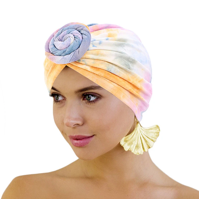 Women Twist Knot Inner Hijabs Hat Turban Hat Headscarf Cap Bonnet Headbands Head Cover Beanie Islam muslim head scarf Tie dye
Women Twist Knot Inner Hijabs Hat Turban Hat Headscarf Cap Bonnet Headbands Head Cover Beanie Islam muslim head scarf Tie dye