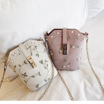 Fashion Women Bag Sweet Lace Round Handbags High Quality PU Leather Women Crossbody Bags Female Small Fresh Flower Shoulder Bag 
Fashion Women Bag Sweet Lace Round Handbags High Quality PU Leather Women Crossbody Bags Female Small Fresh Flower Shoulder Bag