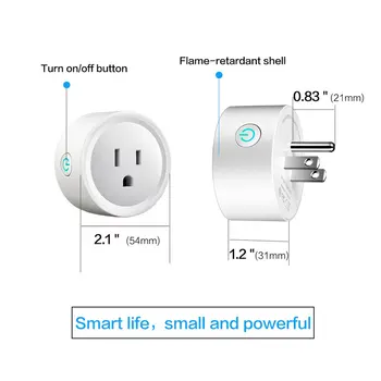 1 /4 Pcs Phone Switch Timing Plug Wifi Control Voice US Standard Socket Wifi Smart HOT SALE
1 /4 Pcs Phone Switch Timing Plug Wifi Control Voice US Standard Socket Wifi Smart HOT SALE
