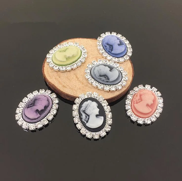 10pcs/lot 2.0cm*2.5cm Beauty portrait rhinestone resin oval hair Embellishment button Hair bow center DIY accessories
10pcs/lot 2.0cm*2.5cm Beauty portrait rhinestone resin oval hair Embellishment button Hair bow center DIY accessories