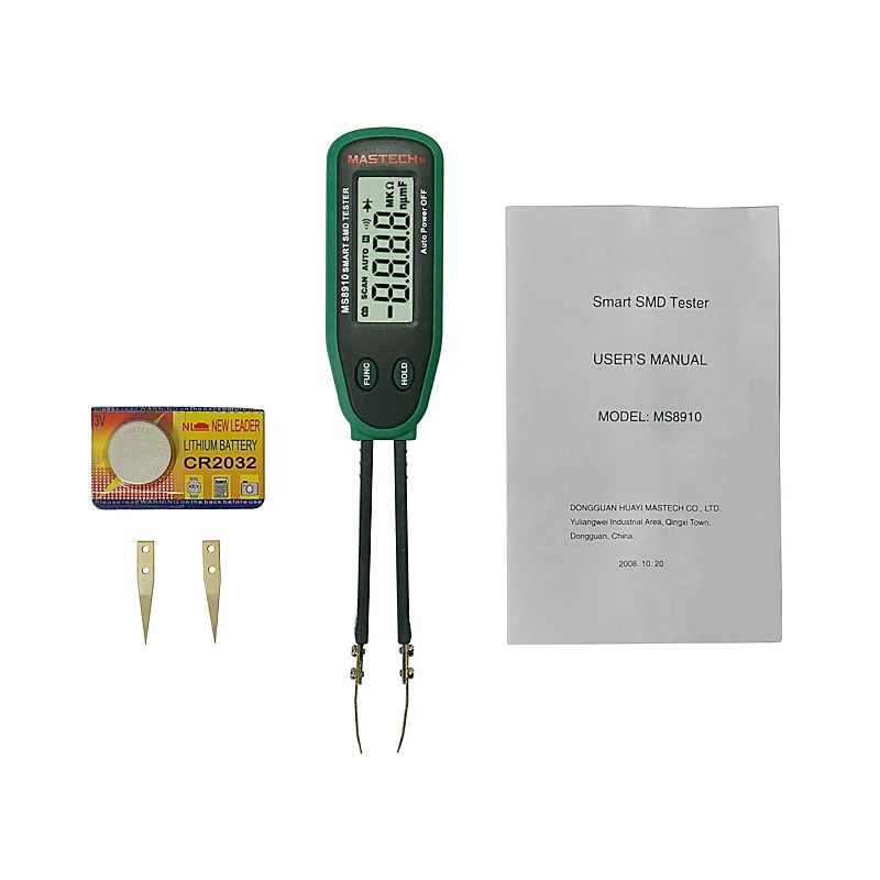 Handheld Resistance tester capacitive patch MS8910 Professional Digital Multimeter Capacitance SMD passive component diode
Handheld Resistance tester capacitive patch MS8910 Professional Digital Multimeter Capacitance SMD passive component diode