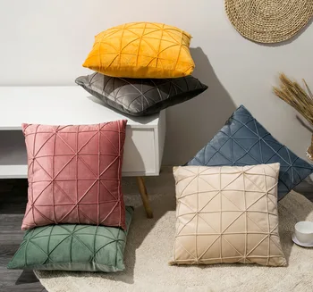 Junwell Polyester Velvet Pintuck Decorative Pillow Cover Plush Textured Geometry Sofa Bed Car Use Cushion Cover Home Decor
Junwell Polyester Velvet Pintuck Decorative Pillow Cover Plush Textured Geometry Sofa Bed Car Use Cushion Cover Home Decor