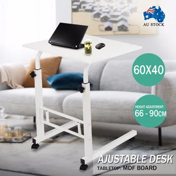New White Portable Laptop Desk Adjustable Mobile Computer Laptops Table with Rollers Study Desk Sofa Bed Side Table Stand
New White Portable Laptop Desk Adjustable Mobile Computer Laptops Table with Rollers Study Desk Sofa Bed Side Table Stand