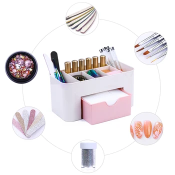 1Box 3D Nail Decorations Empty Storage Box Multi-Function Desktop Nail Dotting Drawing Brush Container Case Organizer Tools
1Box 3D Nail Decorations Empty Storage Box Multi-Function Desktop Nail Dotting Drawing Brush Container Case Organizer Tools