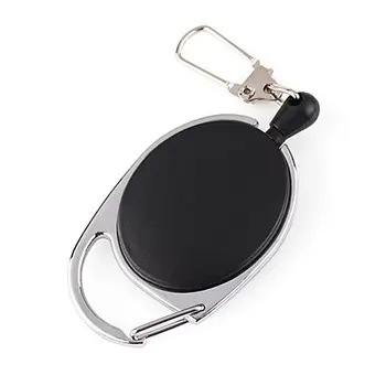 Mini Multifunctional Retractable Keychain Black Anti-Lost Keychain Buckle Recoil Ring Pull Clip Keyring Outdoor
Mini Multifunctional Retractable Keychain Black Anti-Lost Keychain Buckle Recoil Ring Pull Clip Keyring Outdoor