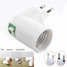 E27 Socket Lamp Bulb Adapter 360 Degrees Adjustable Light Bases lamp Holder Converter Light Bulb Adapter EU US Plug 100-230V
E27 Socket Lamp Bulb Adapter 360 Degrees Adjustable Light Bases lamp Holder Converter Light Bulb Adapter EU US Plug 100-230V