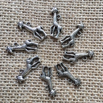 32 Pcs/lot 22x16mm Giraffe Charms for Jewelry Making Antique Silver Plated Pendant for DIY Necklaces Bracelets Earrings A084
32 Pcs/lot 22x16mm Giraffe Charms for Jewelry Making Antique Silver Plated Pendant for DIY Necklaces Bracelets Earrings A084