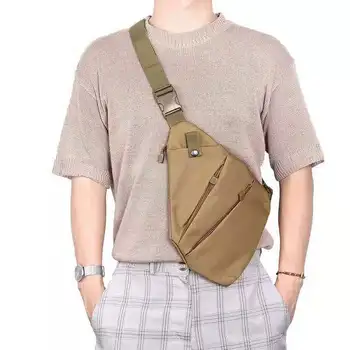 Multi-functional tactical running close-fitting one-shoulder anti-theft men's chest bag crossbody leisure sports waist
Multi-functional tactical running close-fitting one-shoulder anti-theft men's chest bag crossbody leisure sports waist
