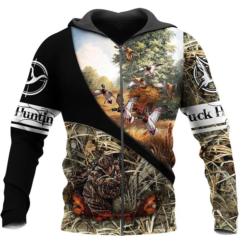 Duck Hunting Camo 3D All Over Printed Men Zip Jacket Sweatshirt Hoodies Unisex Autumn Winter Fashion Personalized Clothing
Duck Hunting Camo 3D All Over Printed Men Zip Jacket Sweatshirt Hoodies Unisex Autumn Winter Fashion Personalized Clothing
