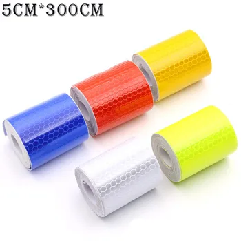 CHIZIYO 5x300cm Red White Blue Yellow Reflective Strip Car Stickers Reflector Trucks Motorcycle Safety Warning Reflective Tape
CHIZIYO 5x300cm Red White Blue Yellow Reflective Strip Car Stickers Reflector Trucks Motorcycle Safety Warning Reflective Tape