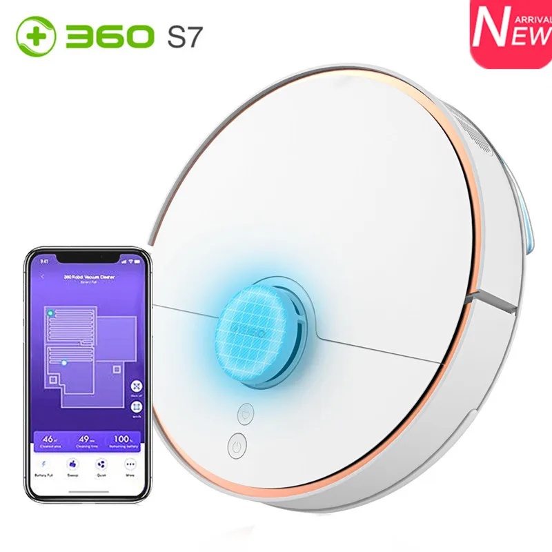 360 S7 Robot Vacuum Cleaner For Home 2000PA Automatic Sweeping Wash Mop Dust Sterilize Laser LDS Smart Planned Wifi Machine
360 S7 Robot Vacuum Cleaner For Home 2000PA Automatic Sweeping Wash Mop Dust Sterilize Laser LDS Smart Planned Wifi Machine