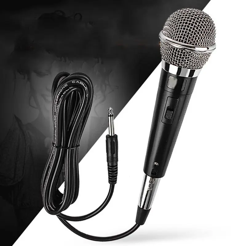 Traditional Wired Microphone Speech Amplifier Dynamic Handheld Mic for Karaoke Singing / Guitar
Traditional Wired Microphone Speech Amplifier Dynamic Handheld Mic for Karaoke Singing / Guitar