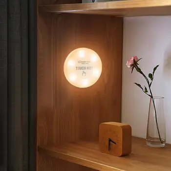 6 LED Touch Dimmable Night Light Wireless Luminaire Powered Touch Control Cabinet Closets LED Lamp Bedside Emergency Lights
6 LED Touch Dimmable Night Light Wireless Luminaire Powered Touch Control Cabinet Closets LED Lamp Bedside Emergency Lights