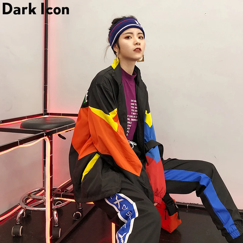 Color Block Patchwork Streetwear Harajuku Track Jacket Windbreaker 2019 Autumn Women’s Jacket Coat
Color Block Patchwork Streetwear Harajuku Track Jacket Windbreaker 2019 Autumn Women’s Jacket Coat