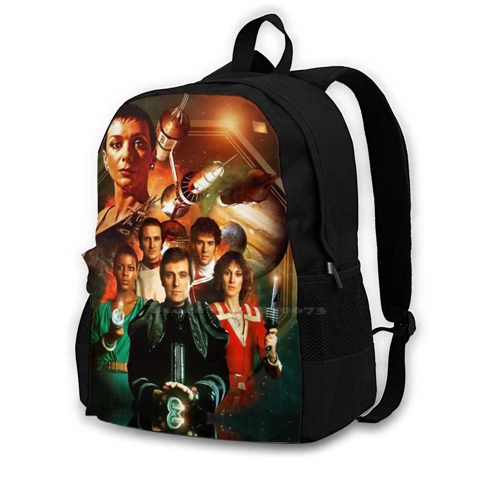 

Blake's 7 Series 3 Montage Backpacks For School Teenagers Girls Travel Bags Blakes 7 Blakes Seven Liberator Servalan Blake