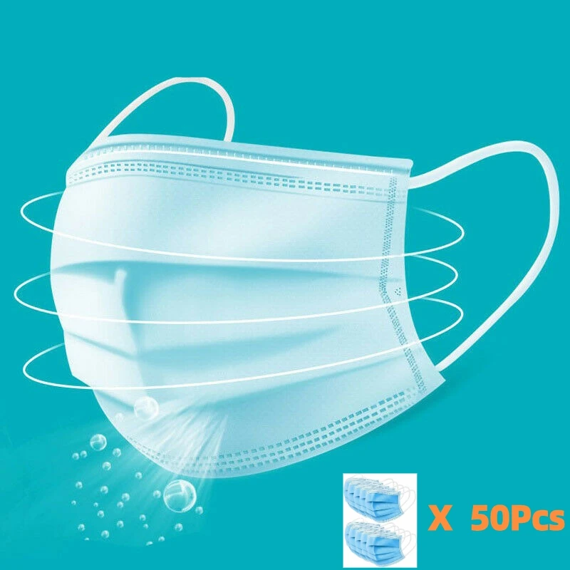 50Pcs/Set 3Layer Protection Mask Anti Virus Pm2.5 Disposable Elastic Professional Masks In Stock Send Out Within 24 Hours
50Pcs/Set 3Layer Protection Mask Anti Virus Pm2.5 Disposable Elastic Professional Masks In Stock Send Out Within 24 Hours