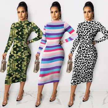 Fashionable new African national style Europe and America dress - fashionable half high - necked dress
Fashionable new African national style Europe and America dress - fashionable half high - necked dress