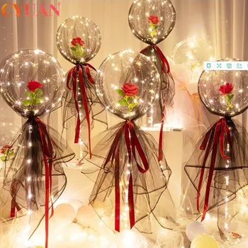 Led Tulle Balloon With Column Stand Luminous Transparent Bobo Balloons Stand LED String Lights Wedding Birthday Party Decoration
Led Tulle Balloon With Column Stand Luminous Transparent Bobo Balloons Stand LED String Lights Wedding Birthday Party Decoration