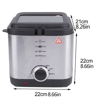 Household Multi-Function Smokeless Small Electric Fryer Household Electric Fryer Professional Portable
Household Multi-Function Smokeless Small Electric Fryer Household Electric Fryer Professional Portable