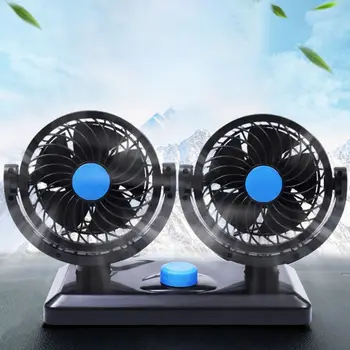 Dual Head Car Fan - 12V DC Electric 2 Speed Fans, Quiet Strong Dashboard Cooling Fan for Sedan SUV RV Boat Auto Vehicles
Dual Head Car Fan - 12V DC Electric 2 Speed Fans, Quiet Strong Dashboard Cooling Fan for Sedan SUV RV Boat Auto Vehicles