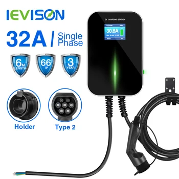 32A 1 Phase EV Charger Wallmount Electric Vehicle Charging Station EVSE Wallbox with Type 2 Cable IEC 62196-2 for Mercedes-Benz
32A 1 Phase EV Charger Wallmount Electric Vehicle Charging Station EVSE Wallbox with Type 2 Cable IEC 62196-2 for Mercedes-Benz