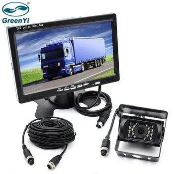 GreenYi 800*480 7" LCD Color TFT Rear View Monitor +Vehicle IR LED Back up Reverse Camera 4-pin Connector for Bus Truck RV
GreenYi 800*480 7" LCD Color TFT Rear View Monitor +Vehicle IR LED Back up Reverse Camera 4-pin Connector for Bus Truck RV